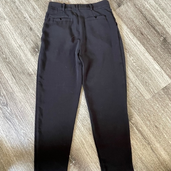 Anthropologie Black Dress Pants with Elastic Waistband - Picture 6 of 7